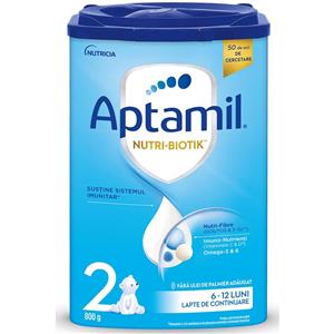 Aptamil 2, lapte de continuare, 800g, 6-12 luni