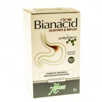 Aboca Neo Bianacid Aciditate si Reflux, 45 comprimate