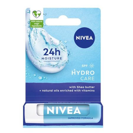 Balsam hranitor de buze, 24 H Moisture, SPF 12, Nivea 