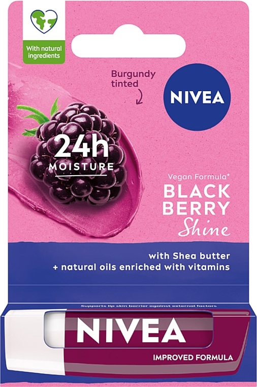 Balsam pentru buze Blackberry Shine, 4,8 g