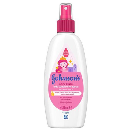 Balsam spray Johnson's Baby pentru par stralucitor, 200 ml