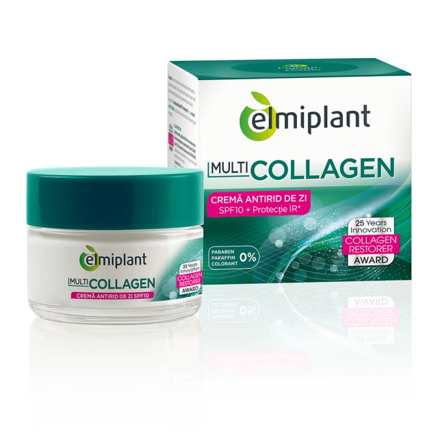 Crema antirid de zi Multicollagen, Elmiplant, 50ml