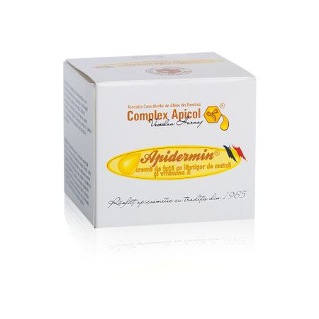 Crema de fata cu laptisor de matca si Vitamina A Apidermin, 30 ml