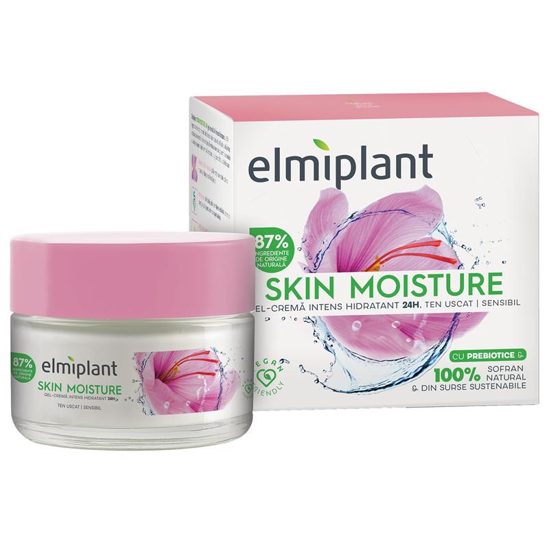 Crema de zi revitalizare & 24h hidratare SkinMoisture Elmiplant 50 ml