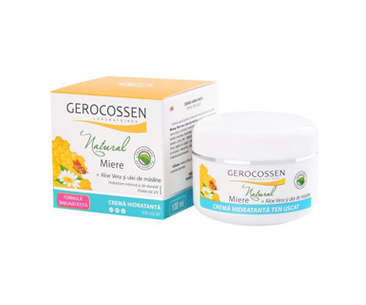 Crema hidratanta Honey+Aloe Vera&olive oil Gerocossen Natural 100 ml