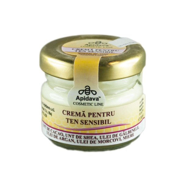 Crema pentru ten sensibil , Apidava, 30 ml