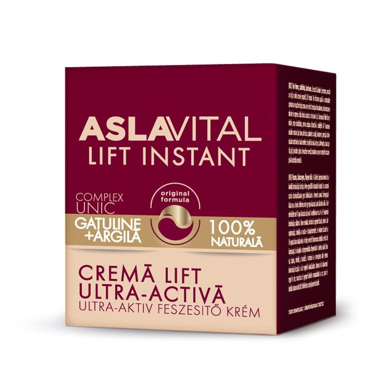 Crema Ultra-activa Aslavital Lift Instant, Farmec 50 ml