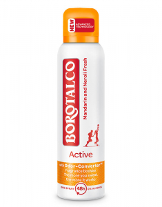 Deodorant spray Active Mandarine si Neroli, Borotalco, 150 ml