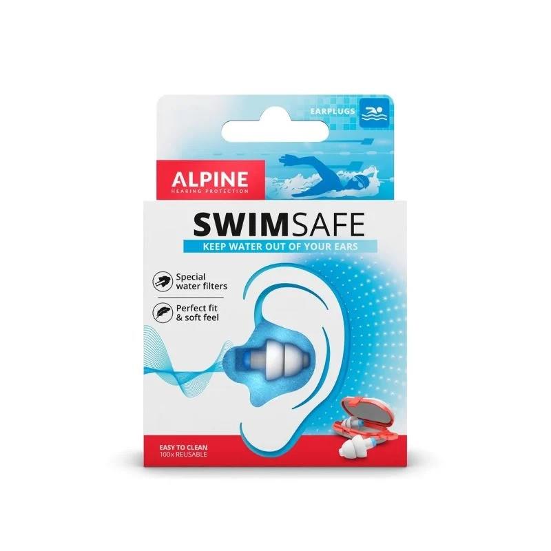 Dopuri de urechi pentru inot Alpine Swim Safe, 2 buc