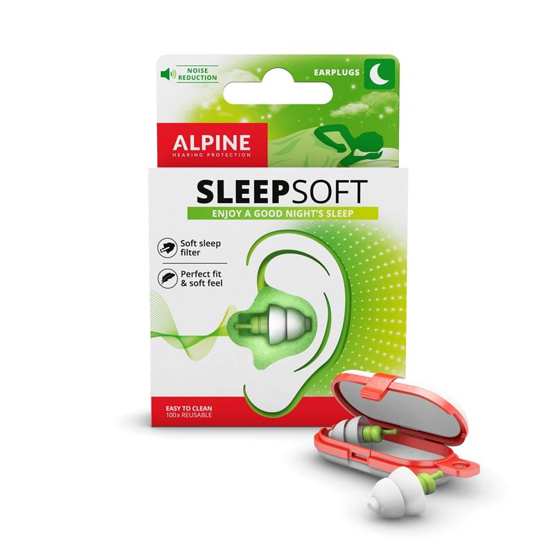 Dopuri de urechi pentru somn Alpine SleepSoft, 2 buc