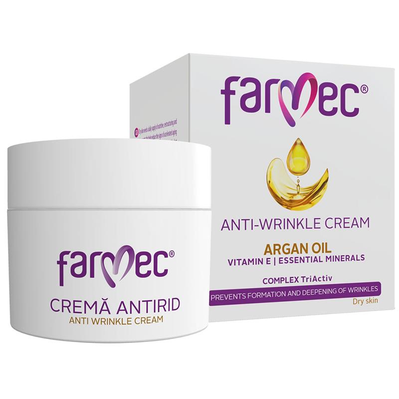 Farmec Crema antirid Ulei de argan 50 ml