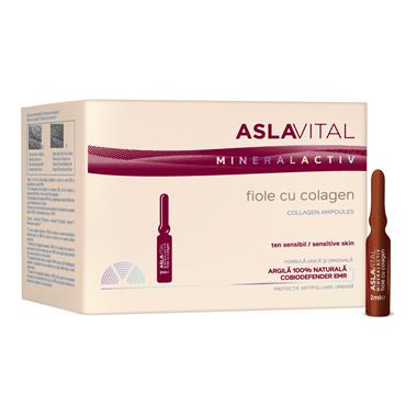 Fiole cu colagen Mineralactiv ASLAVITAL 10 fiole-20 ml