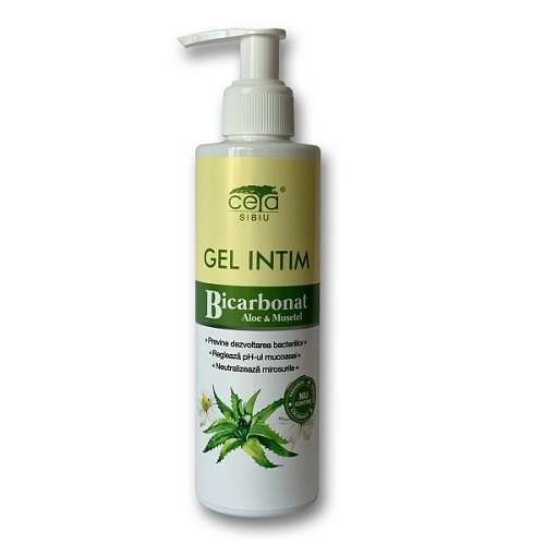 GEL INTIM CETA BICARBONAT, ALOE SI MUSETEL 200 ML