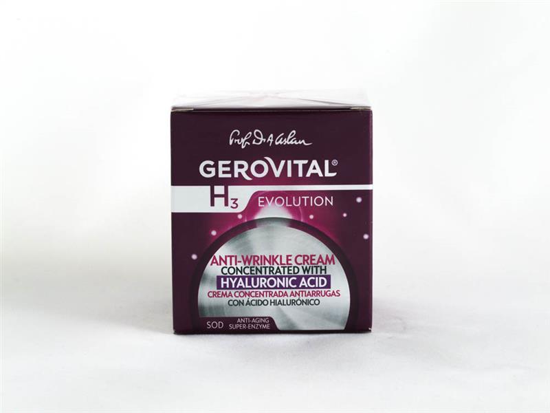 Gerovital H3 Evolution Crema Antirid concentrata cu Acid Hialuronic  50 ml