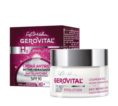 Gerovital H3 Evolution Crema Antirid Intens Hidratanta SPF10 50 ml