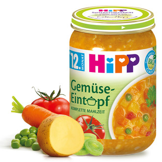 Hipp Tocanita de Legume BIO de la 12 luni 250 gr