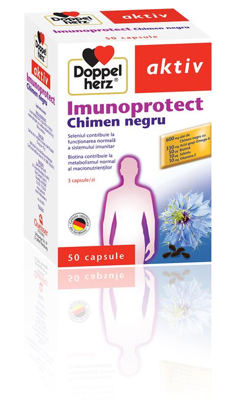 Doppel Herz Imunoprotect Chimen negru 50 capsule