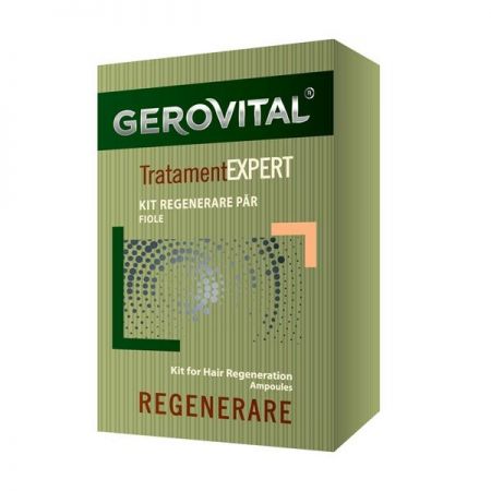 Kit regenerare par Gerovital Tratament Expert 20 fiole