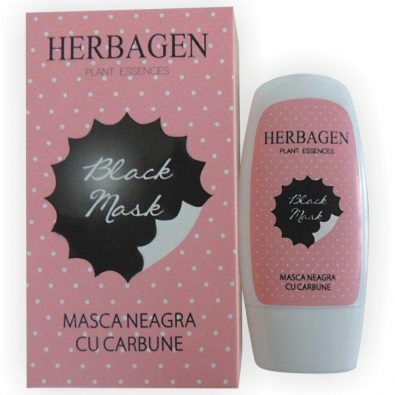 Masca neagra cu carbune,Black Mask, 50 g, Herbagen