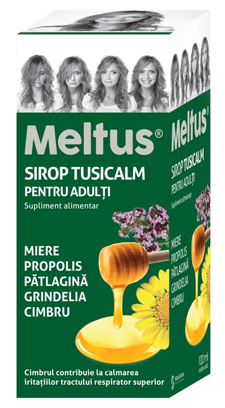 Meltus Tusicalm Sirop pentru Adulti, 100ml, Solacium Pharma