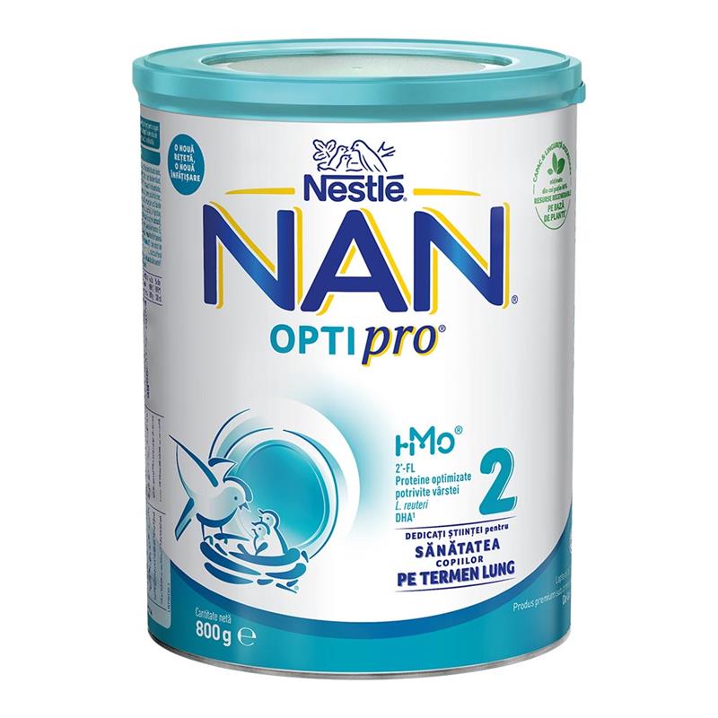 NAN 2 OPTIPRO Nestle de la 6 luni 800g