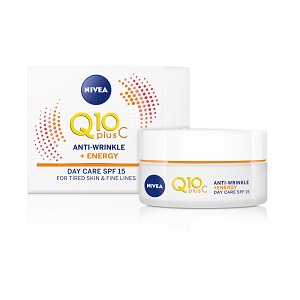 Nivea crema fata 50 ml q10+vitc antirid+energy zi spf 15