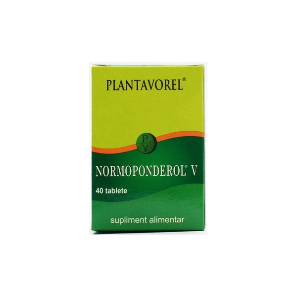 Normoponderol V Plantavorel 40 tablete