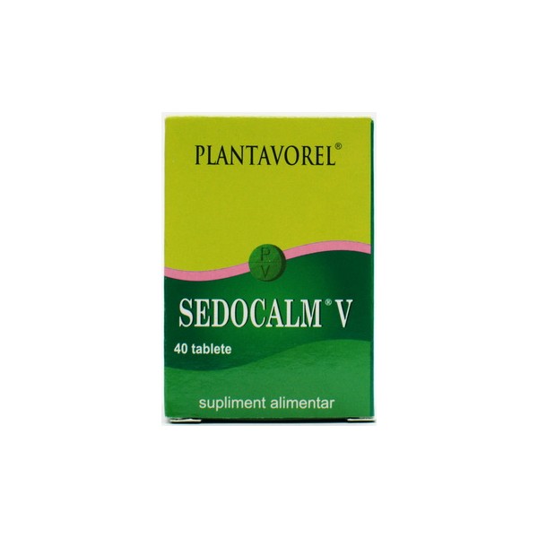 Sedocalm V Plantavorel 40 tablete