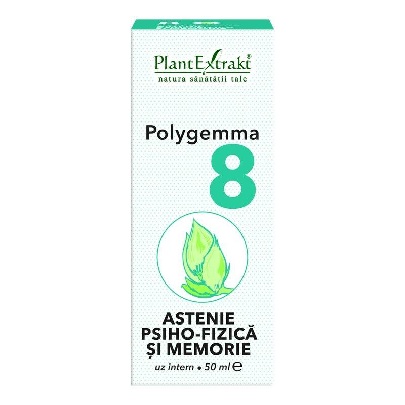 Polygemma 8 Astenie psiho-fizica si memorie 50 ml Plant Extrakt