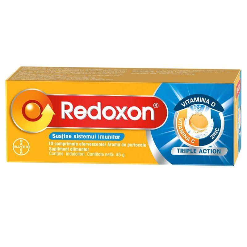 REDOXON TRIPLE ACTION 10 COMPRIMATE EFERVESCENTE