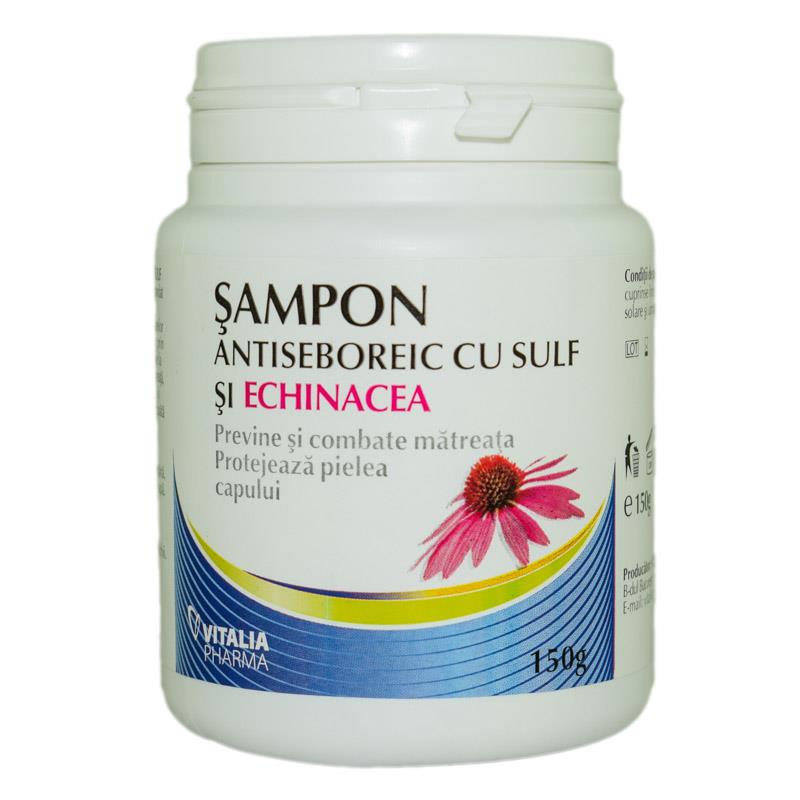 Sampon antiseboreic cu Sulf si Echinacea , 150 g, Vitalia