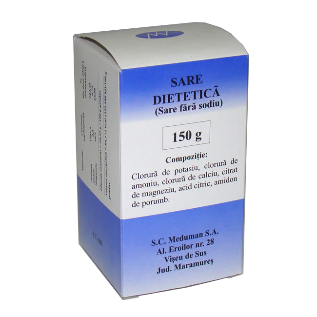 SARE DIETETICA FARA SODIU 150 GR