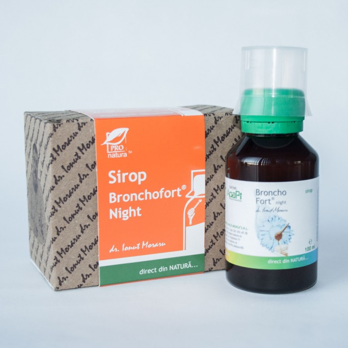 Sirop Bronchofort Night 100 ml Pro Natura