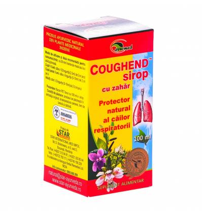 Sirop Coughend cu zahar 100 ml Ayumed