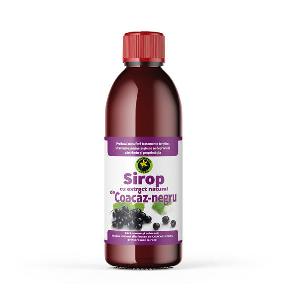 Sirop cu extract natural de Coacaz-negru Hypericum 500 ml